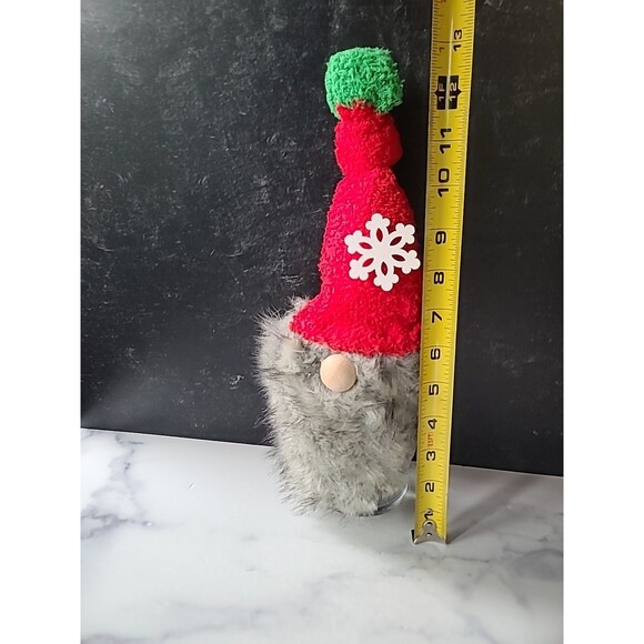 Christmas Gnome Lidded Glass Jar Handmade - Picture 8 of 10